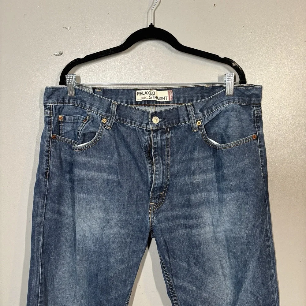Levi's Jeans Mens 40x30 Blue 559 Straight Leg Relaxed Regular Fit Workwear